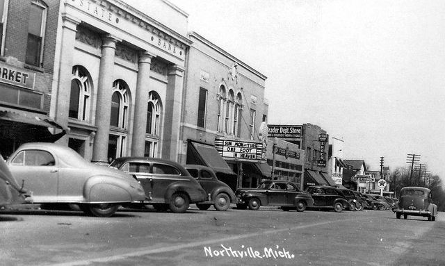 Marquis Theatre - 1941 Post Card From Paul (newer photo)